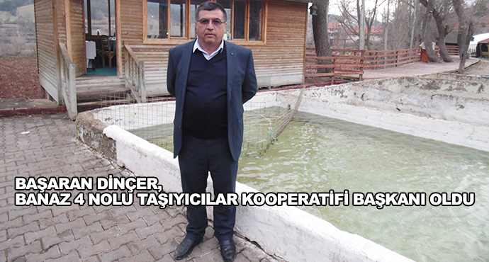 Başaran Dinçer, Banaz 4 Nolu Taşıyıcılar Kooperatifi Başkanı Oldu