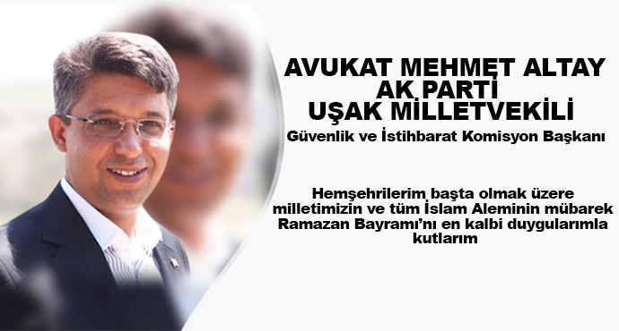 Hemşehrilerim Başta Olmak Üzere Milletimizin Ve Tüm İslam Aleminin Mübarek Ramazan Bayramı’nı En Kalbi Duygularımla Kutlarım