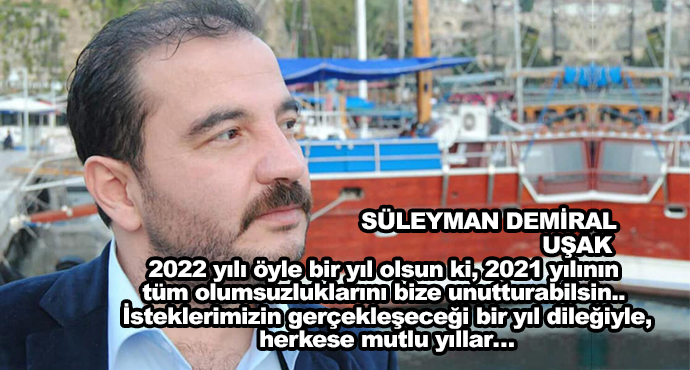 İsteklerimizin gerçekleşeceği bir yıl dileğiyle, herkese mutlu yıllar…