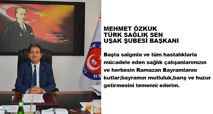 Ramazan Bayramlarını kutlar; bayramın mutluluk,barış ve huzur getirmesini temenni ederim.