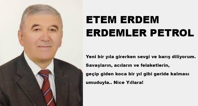 Yeni bir yıla girerken sevgi ve barış diliyorum. Savaşların, acıların ve felaketlerin, geçip giden koca bir yıl gibi geride kalması umuduyla.. Nice Yıllara!