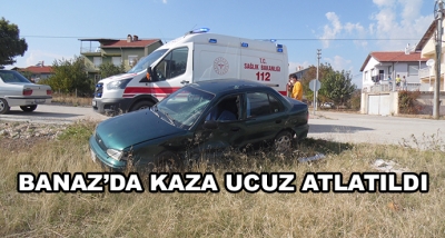 Banaz’da Kaza Ucuz Atlatıldı