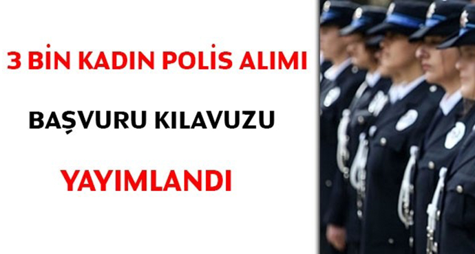 3 Bin Kadın Polis Alınacak