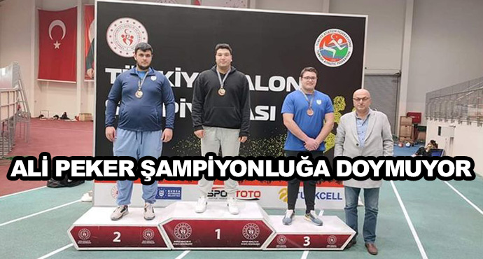 Ali Peker Şampiyonluğa Doymuyor