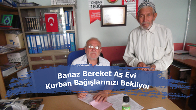 Banaz Bereket Aş Evi Kurban Bağışlarınızı Bekliyor