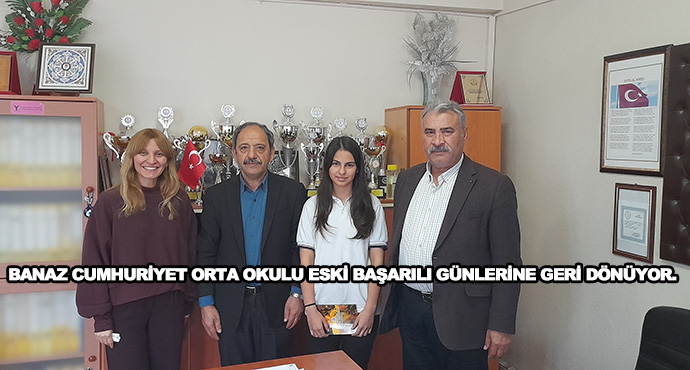 Banaz Cumhuriyet Orta Okulu Eski Başarılı Günlerine Geri Dönüyor.