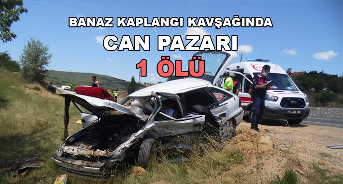 Banaz Kaplangı Kavşağı'nda Can Pazarı - 1 Ölü