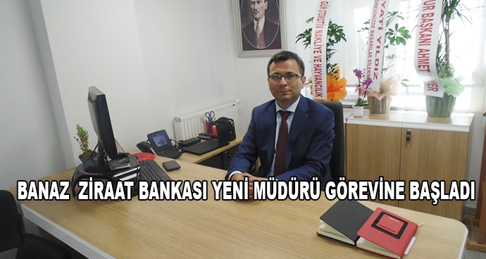 Banaz  Ziraat Bankası Yeni Müdürü Görevine Başladı