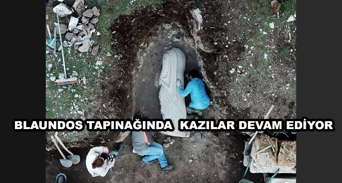 Blaundos Tapınağında  Kazılar Devam Ediyor