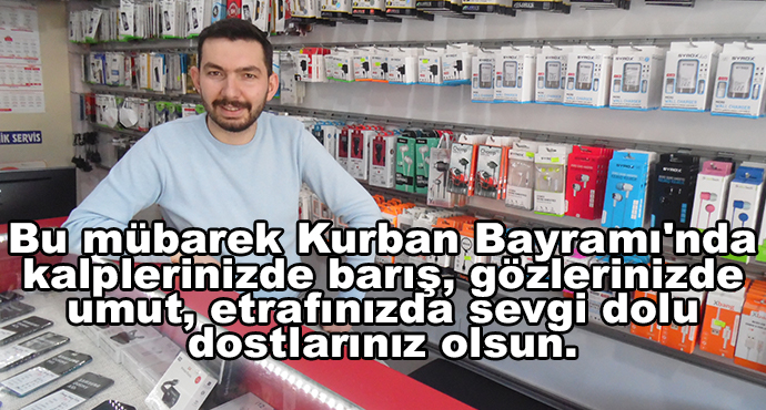 Bu mübarek Kurban Bayramı'nda kalplerinizde barış, gözlerinizde umut, etrafınızda sevgi dolu dostlarınız olsun. 