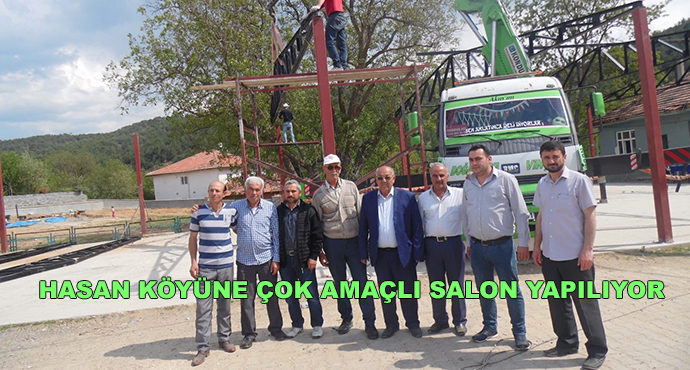 Hasan Köyüne Çok Amaçlı Salon Yapılıyor