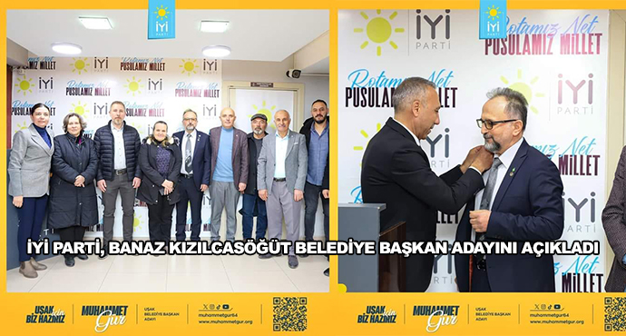 İyi Parti, Banaz Kızılcasöğüt Belediye Başkan Adayını Açıkladı