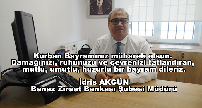 Kurban Bayramınız mübarek olsun. 