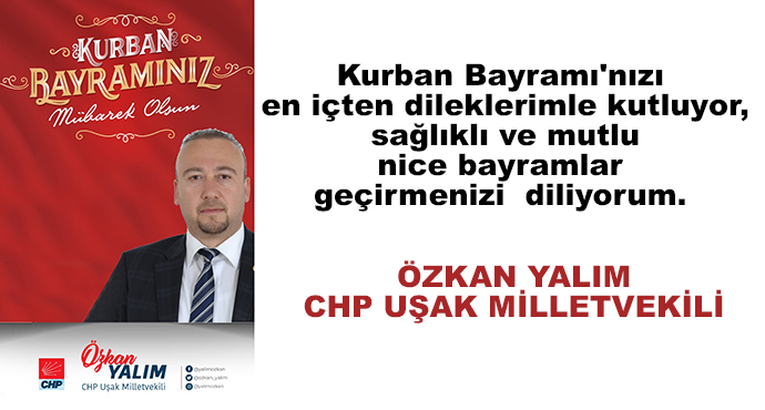 Kurban Bayramı'nızı en içten dileklerimle kutluyor, sağlıklı ve mutlu nice bayramlar geçirmenizi  diliyorum. 