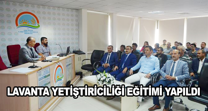 Lavanta Yetiştiriciliği Eğitimi Yapıldı