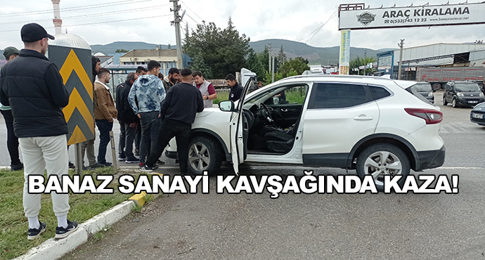 Sanayi Kavşağında Kaza