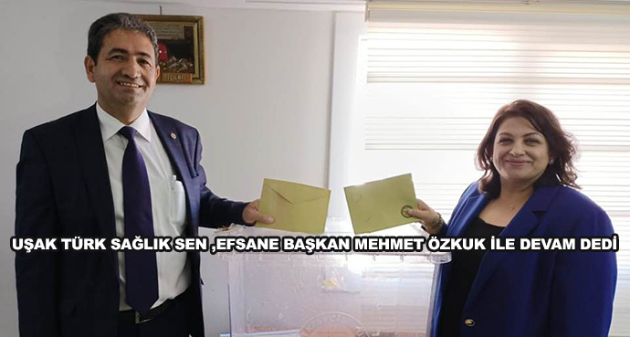Uşak Türk Sağlık Sen ,Efsane Başkan Mehmet Özkuk İle Devam Dedi