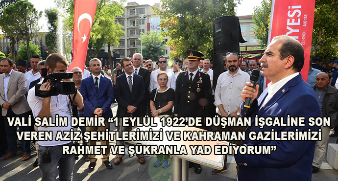 Vali Salim Demir  Aziz Şehitlerimizi Ve Kahraman Gazilerimizi Rahmet Ve Şükranla Yad Ediyorum