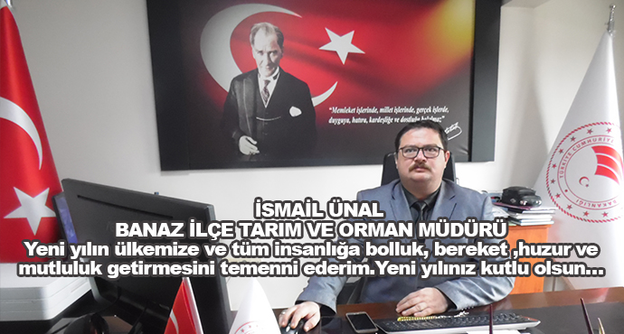  Yeni yılın ülkemize ve tüm insanlığa bolluk, bereket ,huzur ve mutluluk getirmesini temenni ederim.Yeni yılınız kutlu olsun…