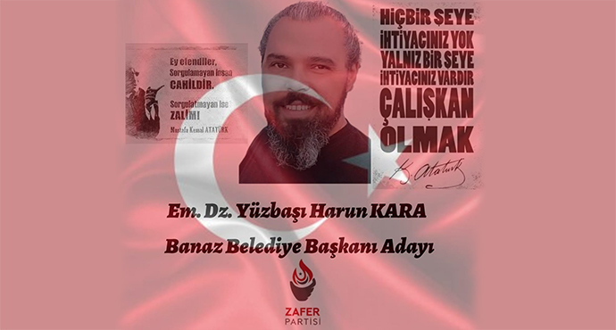 Zafer Partisi Banaz Belediye Başkan Adayı Harun Kara Oldu