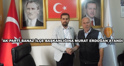 Ak Parti Banaz İlçe Başkanlığına Murat Erdoğan Atandı