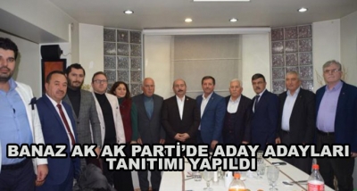 Banaz Ak Ak Parti’de Aday Adayları Tanıtımı Yapıldı