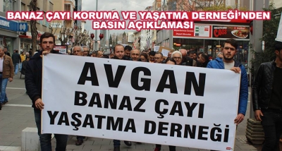 Banaz Çayı Koruma Ve Yaşatma Derneği’nden   Basın Açıklaması