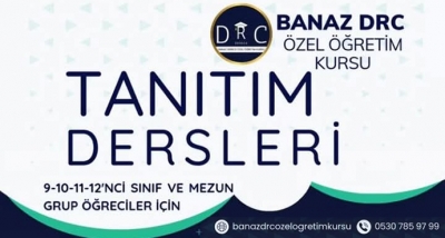 Banaz DRC Özel Öğretim Kursu Tanıtım Dersleri