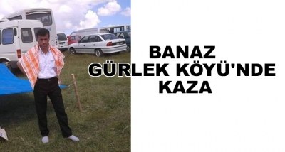 Banaz Gürlek Köyü'nde Kaza