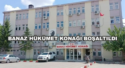 Banaz Hükümet Konağı Boşaltıldı