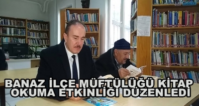 Banaz İlçe Müftülüğü Kitap Okuma Etkinliği Düzenledi