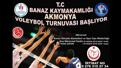 Banaz Kaymakamlığı ,Kurumlar Arası Voleybol ,Masa Tenisi Ve Futbol Turnuvası Düzenliyor