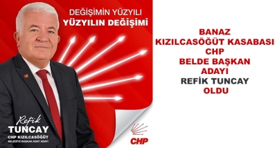 Banaz Kızılcasöğüt Kasabası Chp Belde Başkan Adayı Refik Tuncay Oldu