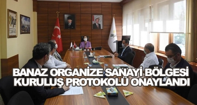 Banaz Organize Sanayi Bölgesi Kuruluş Protokolü Onaylandı