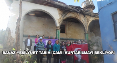 Banaz Yeşilyurt Tarihi Camii Kurtarılmayı Bekliyor!