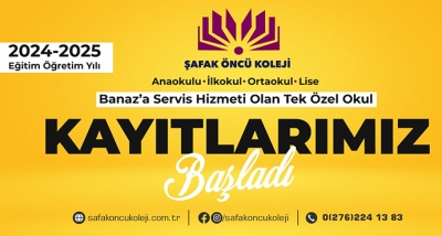 Banaz'a Servis Hizmeti Olan Tek Özel Okulda Kayıtlar Başladı