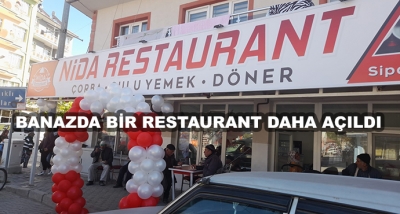 Banazda Bir Restaurant Daha Açıldı