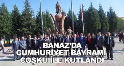 Banaz’da Cumhuriyet Bayramı Coşku İle Kutlandı