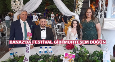 Banaz'da Festival Gibi Muhteşem Düğün