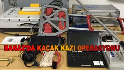 Banaz’da Kaçak Kazı Operasyonu