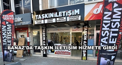 Banaz'da Taşkın İletişim Hizmete Girdi