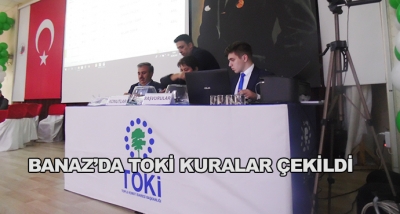 Banaz’da Toki Kuralar Çekildi