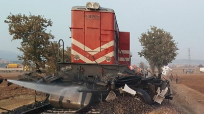  Banaz’da Tren Kazası