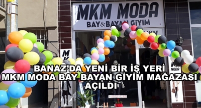 Banaz’da Yeni Bir İş Yeri: Mkm Moda Bay Bayan Giyim Mağazası Açıldı