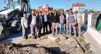 Banaz'ın Halı Yazı Mevkii De Doğal Gaza Kavuşuyor