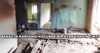 Banaz'ın Kaplangı Köyünde Bir Evde Yangın Çıktı