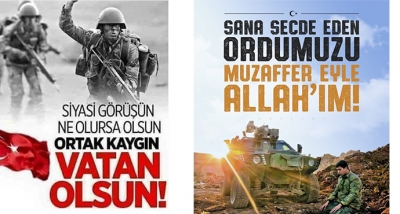 Barış Pınarı Harekatına Katılan Ordumuza Allah Muzaffer Eylesin