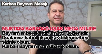 Bayramlar berekettir, umuttur, özlemdir. Dualarınız kabul olsun, sevdikleriniz hep sizinle olsun. Kurban Bayramınız mübarek olsun.