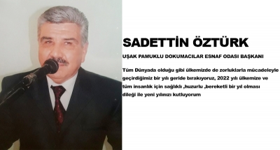 Bereketli Bir Yıl Olması Dileği İle Yeni Yılınızı Kutluyorum.