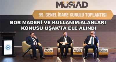 Bor Madeni ve Kullanım Alanları Konusu Uşak’ta Ele Alındı